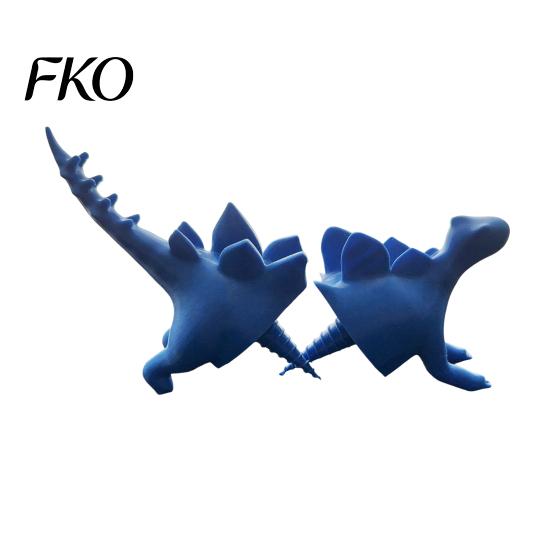 Heat Resistant Corn Forks Dinosaur Holders, Durable 3D Printing Lightweight Sturdy Prongs, Fun Safe Fork, for Hot BBQ Party Dining Table