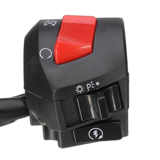 2Pcs/Set Universal Motorcycle Handlebar Horn Turn Signal Light Control Switch