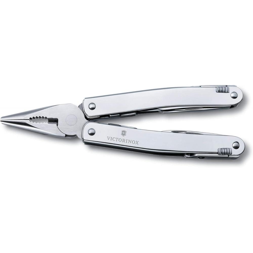 Victorinox Swisstool Spirit Multi Function Knife Pliers With Nylon Case Silver  