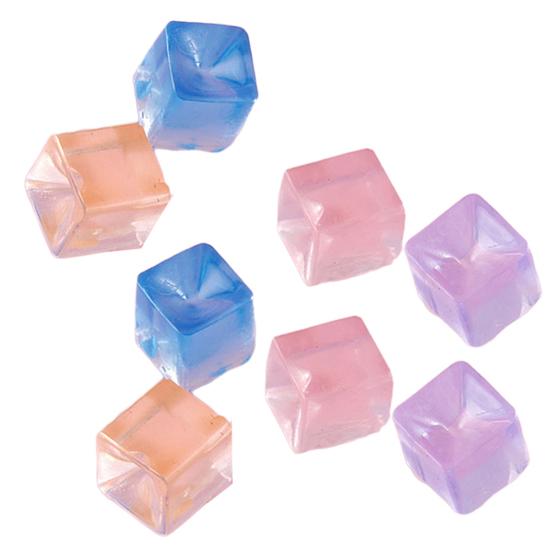 Transparent Squeeze Toy Square Ice Cube/Cat Paw Squeeze Ball Sensory Toy Small Stress