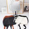 Cute cat ears lace-up knitted wool hat women's autumn and winter outdoor warmth versatile and thin bag head ear protection hat
