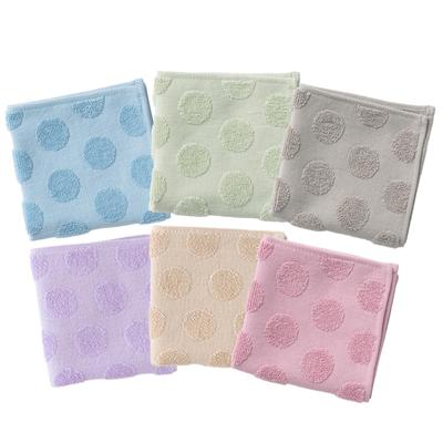 Set of Made In Jacquard 20 X 20 Instant Mini 6 Assorted Colors 02 Handkerchiefs, 6, Japan, Handkerchiefs, Approx. Cm, Quick-Drying,
