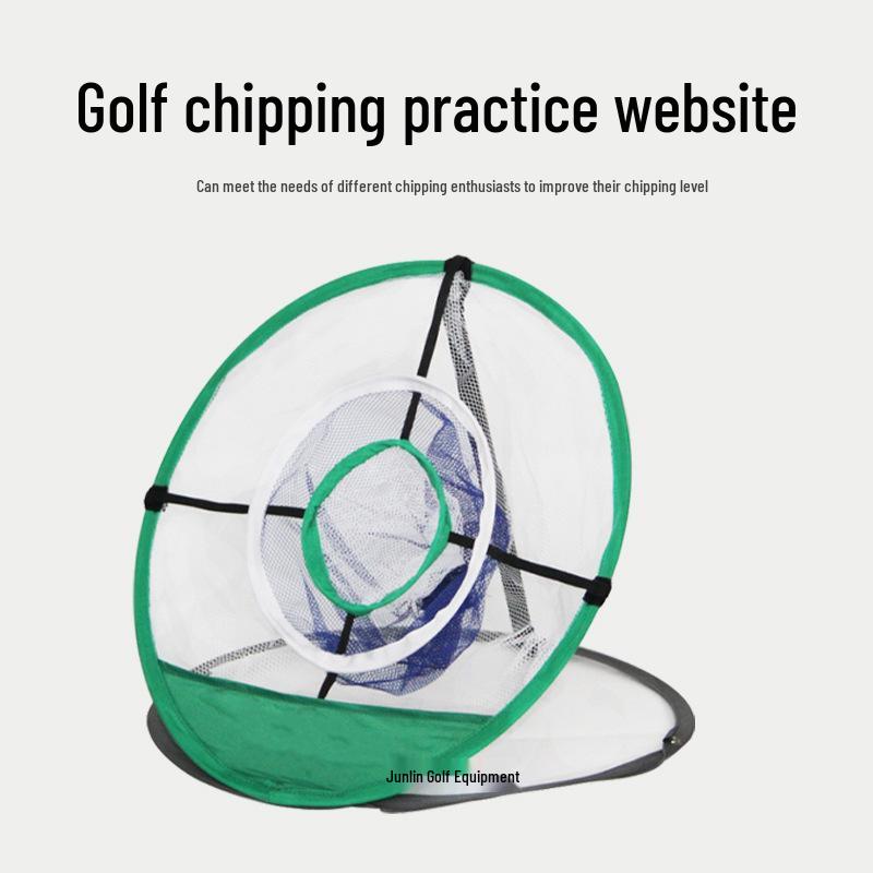 Three-Layer Golf Swing Practice Net with Convenient Storage