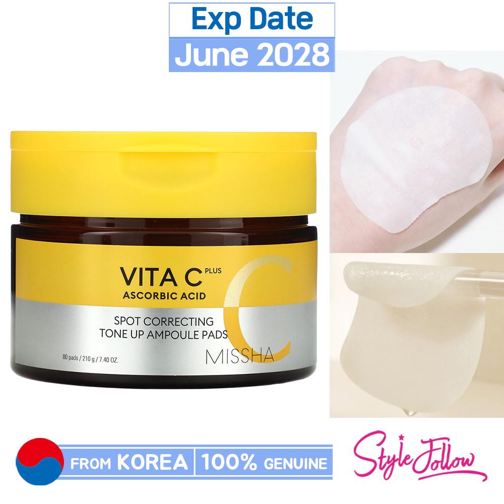 [MISSHA] Vita C Plus Точечные корректирующие ампульные подушечки 210 г (1 упаковка / 80 прокладок) 1 pack  (80 Pads)