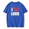 Summer Men Chief Keef I Love Loud Same Style T-Shirt 100 Cotton Tops Tees Male Fashion Short Sleeve Clothing Harajuku Streetwear