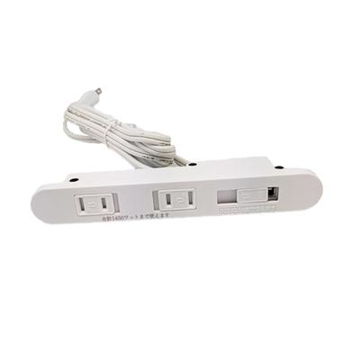 Stax Tools Recessed USB Outlet for Furniture Making (Two Outlets with Charging USB) (White) (Japanese Brand)