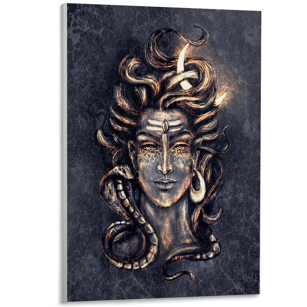 Gold Buddha Canvas Paintings Wall Art Mandala Flower Buddha Posters HD Picture For Living Room Bedroom Decoration Decor Unframed