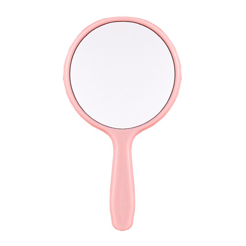 Custom Logo Mini Handheld Makeup Mirror - Portable Pocket Size