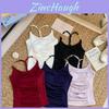 Womens Casual Tank Top With Adjustable Inner Padding For Daily Wear