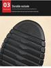 Men's Winter Cotton Boots - Thickened Velvet Warm Casual Slip-On Shoes for Dad, Non-Slip, Perfect for Middle-Aged and Elderly.