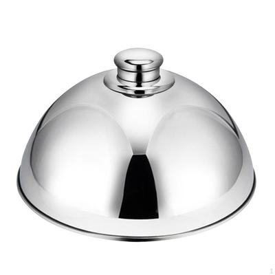 10 Inch Pot Lid, Kitchen Cookware, Stainless Steel, Pan Frying Lid for Hotel
