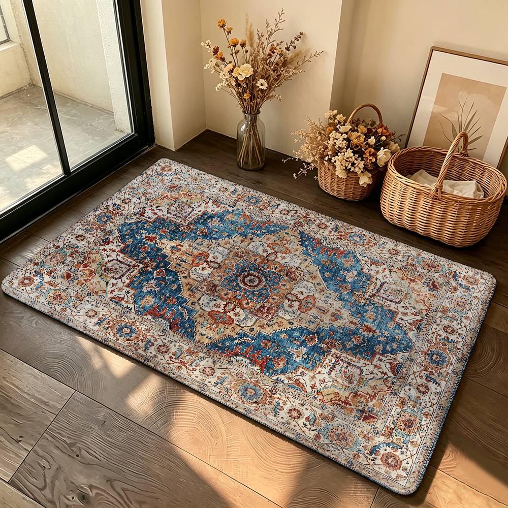 Persian Carpet Carpet Bathroom Anti-slip Mat Door Mat Home Decoration Mat Entrance Door Mat Scratch-resistant Door Mat