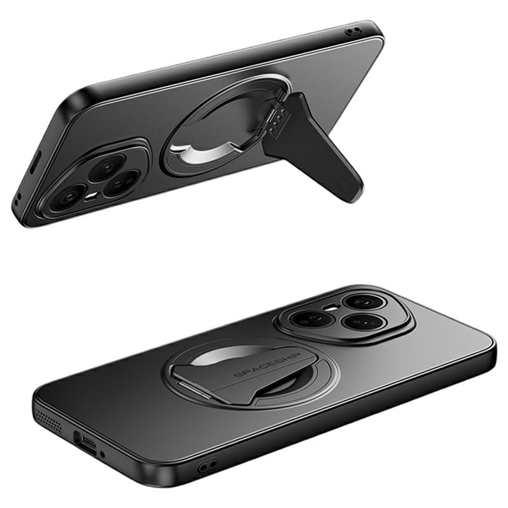 For Honor 400 Pro 5G (Global) Case Compatible with MagSafe Hidden Kickstand Skin-Feel Matte PC TPU Phone Back Cover