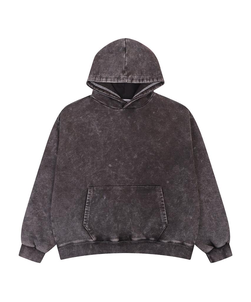 PIGMENT Dyed Mineral Hoodie (Black)
