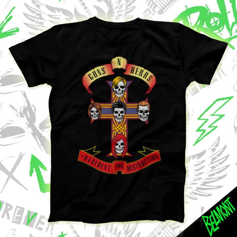 Heroes of Raccoon City kids T-Shirt Unisex Shirt Heavy Metal Shirt Video Game Tee 160