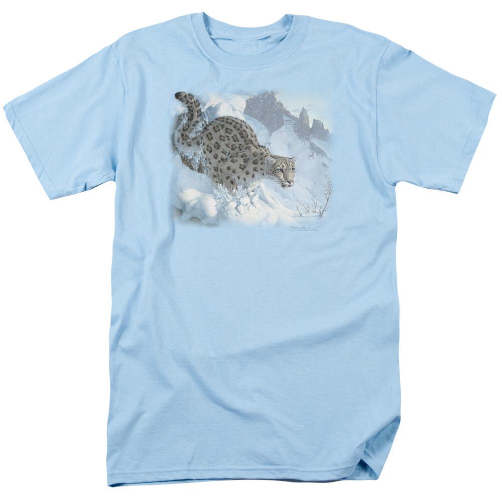 Wild Wings Snow Leopard T-Shirt Adult Child Toddler XXXL