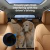 Red de barrera para coche para mascotas, malla protectora de seguridad para perros en asiento trasero