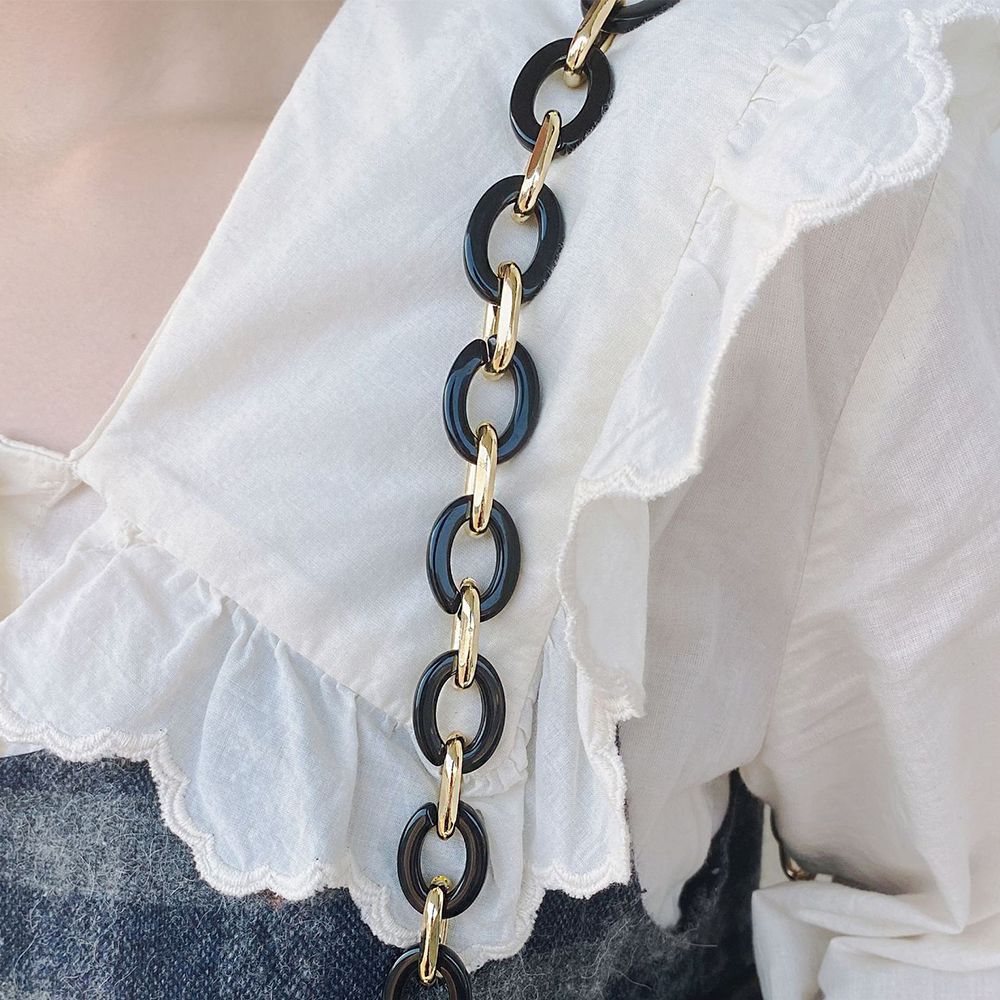 DIY Detachable Crossbody Bag Belt Acrylic Purse Strap Removable Bag Handle Hardware Bag Chain