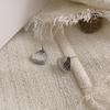 Love Shell Stud Earrings Women's Autumn and Winter Ins Niche Design Earrings Korean Fashion Earrings