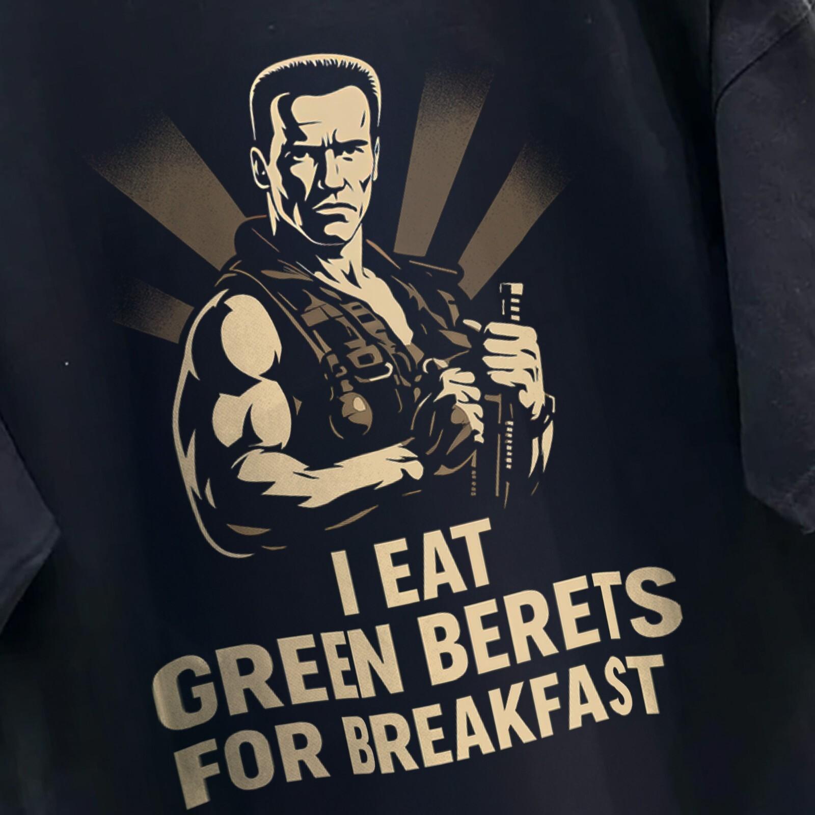 Phantom Commando Commando Arnold Schwarzenegger Retro 80s 90s T-Shirt Mens Womens Tees Top Gift 2XL