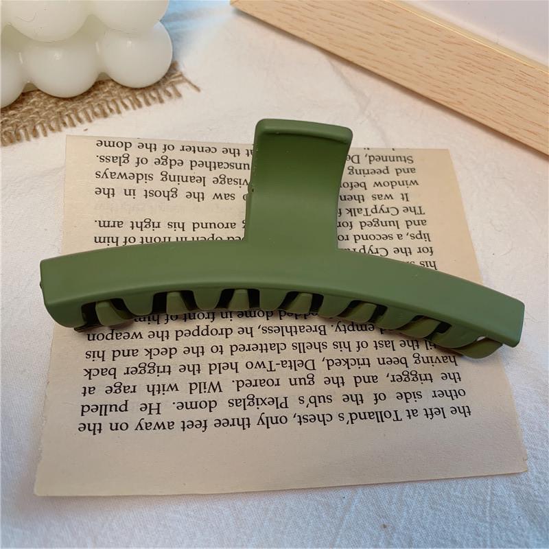 Korean Morandi Color Women's Large Bun Hair Claw Clip Hairpin