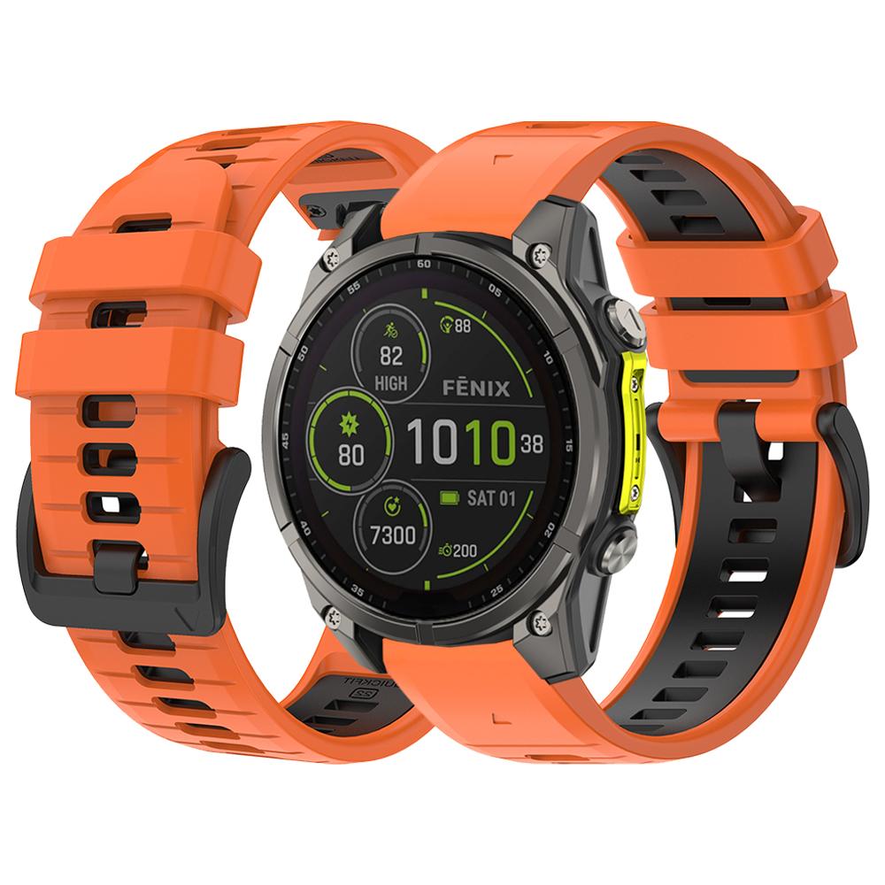 Replacement band For Garmin Fenix 8 Pro 51mm 47mm E 7 7X/Epix Gen 2/D2 Mach 2 1 Fenix8 AMOLED 22mm 26mm Sport silicone strap