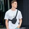 Nylon Mobile Phone Bag Multipocket Small Shoulder Bag Fashion Men Chest Bag  Workout