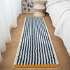 Cake Fleece Door Mats for Entrance Bedside Anti Slip Doormat Water Absorbent Bathroom Carpet Rugs Striped Hallway Floor Mats