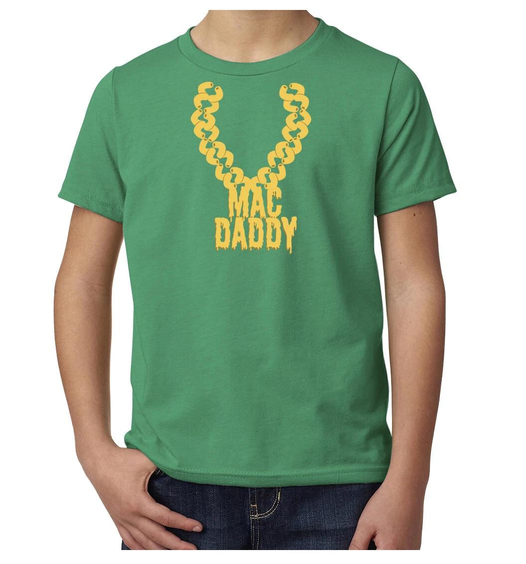 Mac Daddy Youth kids boys T-Shirts, Kids Funny Graphic kids boys T-Shirts Mac and Cheese Shirts 120