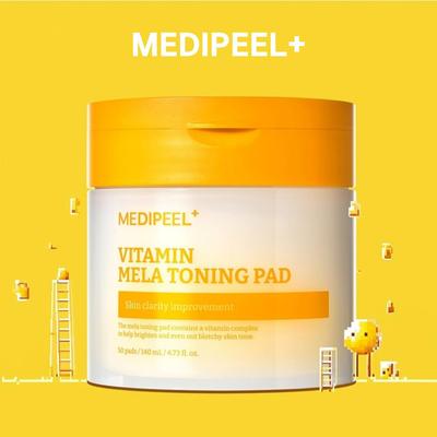 [MEDI-PEEL] Disques Tonifiants Visage Vitamine Mela 140ml/50 Disques