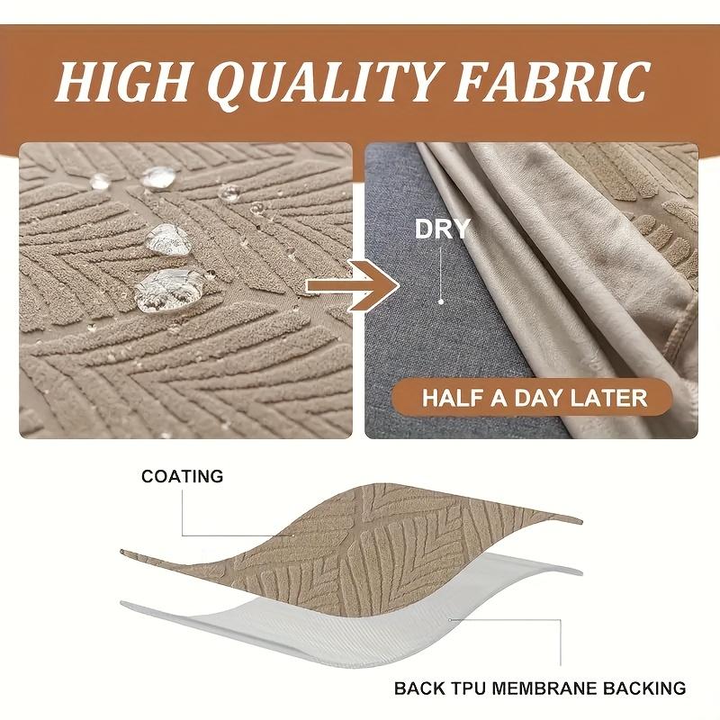 1PC Waterproof Jacquard Dining Bench Covers Living Room Bedrooms Kitchen Washable Anti-Dust Removable Bench Full Wrap Slipcovers