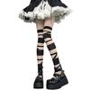 Summer Thin Soft Girl Cross Bandage Jk Calf Socks Sweet Cool Babes High Value Mori Long Tube Knee Socks Children