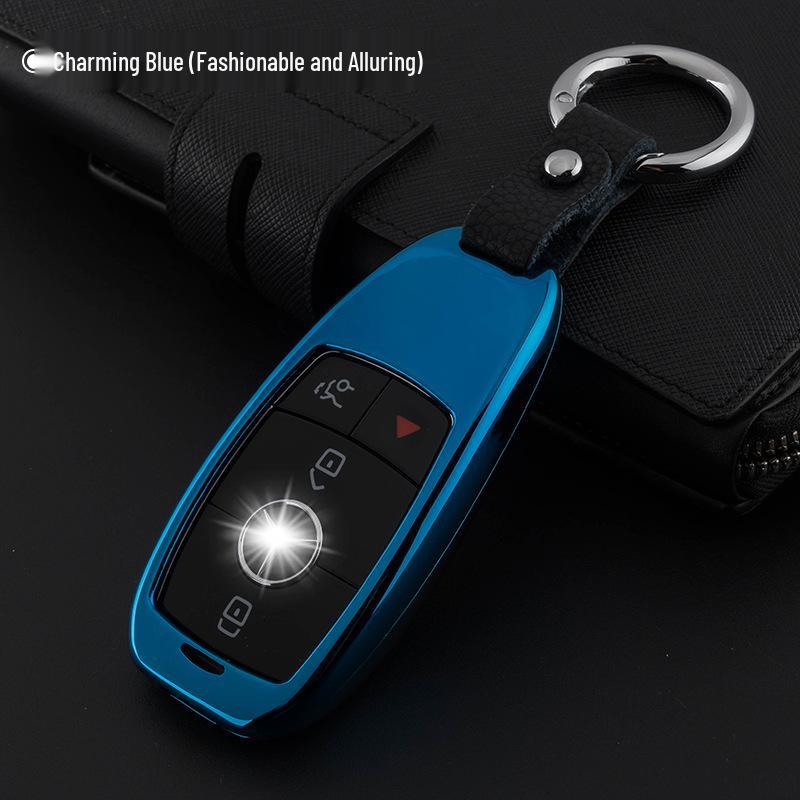 Mercedes Key Shell Cover for 17 Models: Fits GLC, GLA220, 260GLE, 320C200L.
