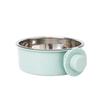 Cage Mounted Dog Bowl Stainless Steel Pet Water Food Feeder -Spill Hanging Pet Bowl for Dogs Cats