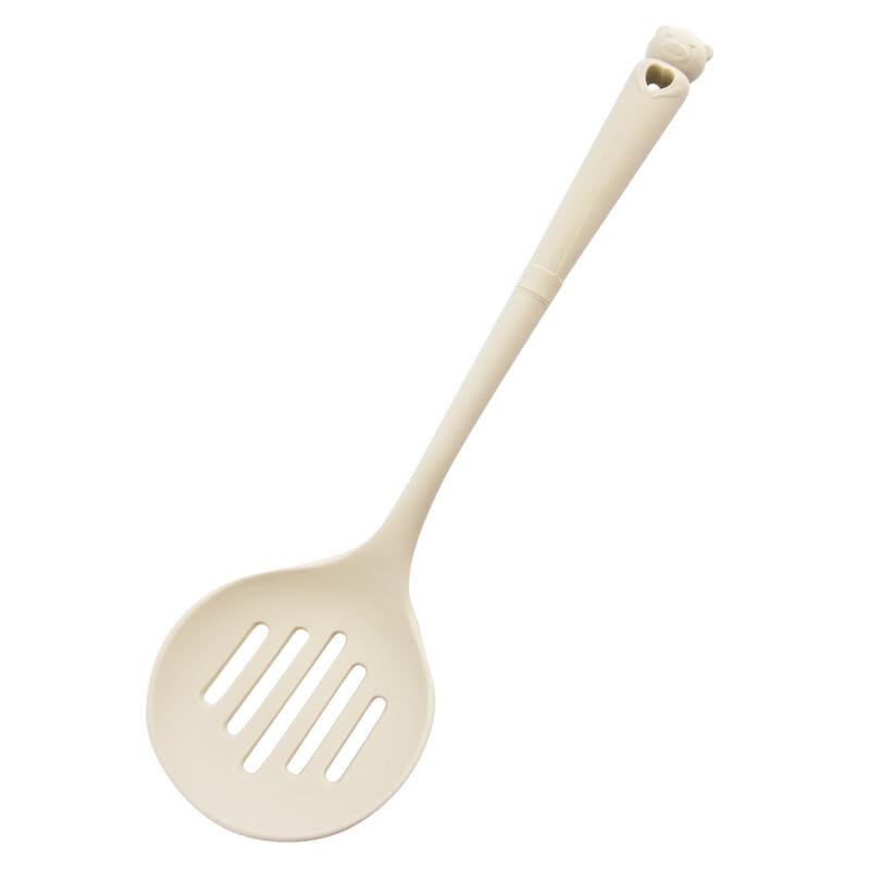 Abay Силиконовая шумовка с деревянной ручкой