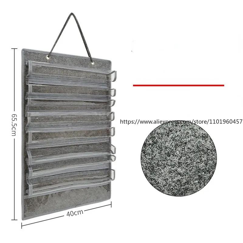 Dust Felt Wall Belt Rack Storage Organizer Taekwondo Arts Cover Holder Karate Hanging Martial with Display