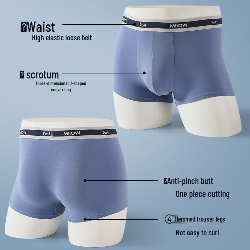 Mao Ren Men's Breathable Boxer Briefs