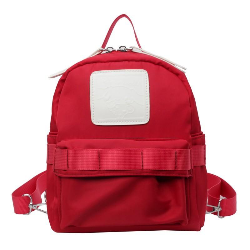 New Travel Backpack Women s Casual Exquisite Small Milk Bag Student Commuting Mommy Schoolbag красный