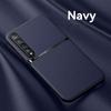 Funda For Xiaomi Mi 10 5G Case Luxury Slim Leather Car Magnetic Holder Back Cover For Xiomi Mi 10 Mi10 Soft Frame Protect Coque