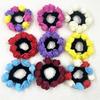 1Pc Hair Accessory Girls Hair Tie Hairgrip High Elasticity Women Foam Flower Hair Ring Rose