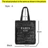 Women'S Fashion Large Capacity Handmade Straw Knitting Tote Bag Summer Travel Beach Shoulder Bags Casual Simple Portable Handbag
