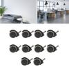 10PCS Chair Wheel OD Green Nylon PU 2in 360 Degrees  Rotating Office Chair Caster for Replacement