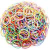 500Pcs 1inch 25mm Small Assorted Rubber Bands Bulk Elastic Wide Money Colorful Rubber Bands Ring Stationery Holder Sturdy Strong Stretchable Band