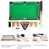 Child's Large Billiard Table - Mini Pool Table for Kids - American Snooker Tabletop Toy