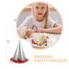 18 Peças Chapéus de Festa Triangulares de Alta Qualidade Papel Rígido Glitter Borla Chapéus de Aniversário Decorações de Festa para Adultos Chapéu de Aniversário