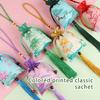 Fragrant Sachet Portable Replacing Vintage Chinese Style Necklace Jewelry Storage Bag Gift Pouch Ornament with Tassel