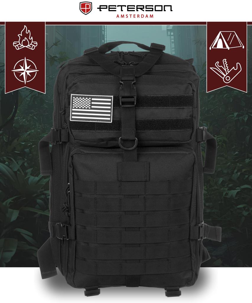 PTN BL096-8090 Black Backpack