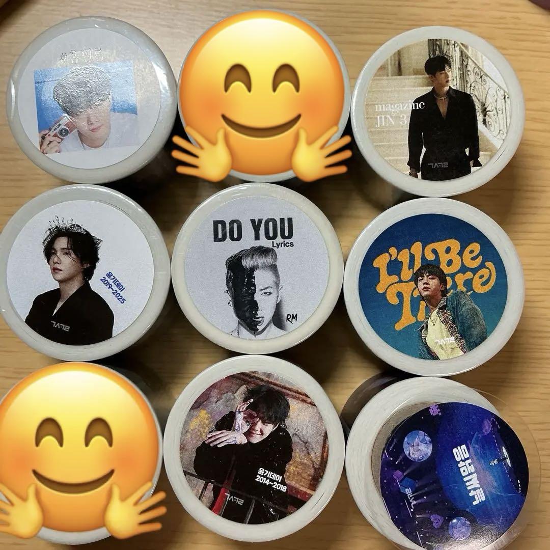 

[USED] BTS masking tape