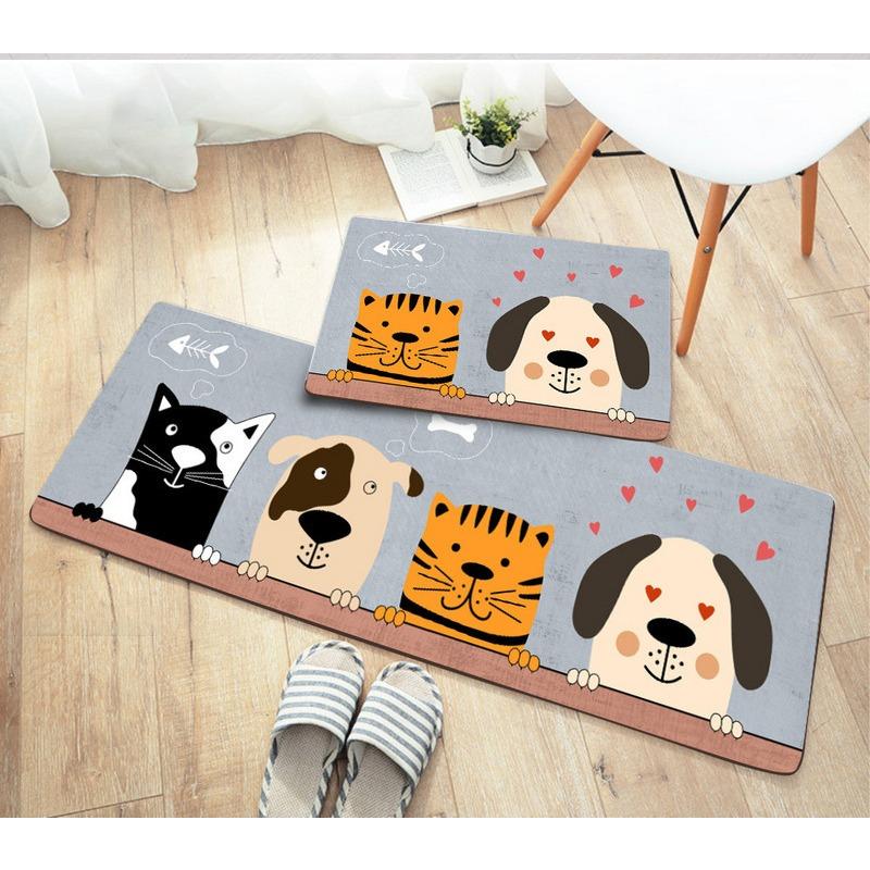 Non-slip Soft Diatom Mud Mat Bathroom Entry Toilet Long Kitchen Door Entry Mat Absorbent Quick Drying