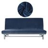 Sofa Bed Cover 190-210Cm Dark Blue Velour